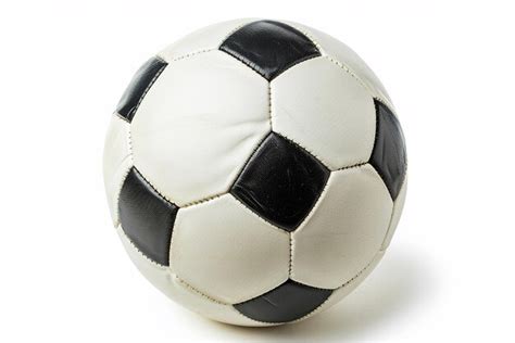 Premium Photo A Soccer Ball With A White And Black Pattern