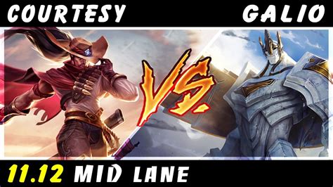 Courtesy Yasuo Vs Galio Mid Patch Yasuo Gameplay Youtube