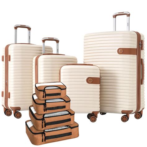 Snapklik Merax Luggage Sets Piece Lightweight Suitcases