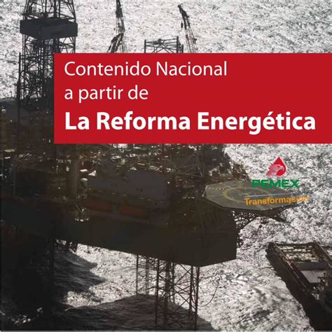 Pdf Contenido Nacional A Partir De La Reforma Energética · 2025 25