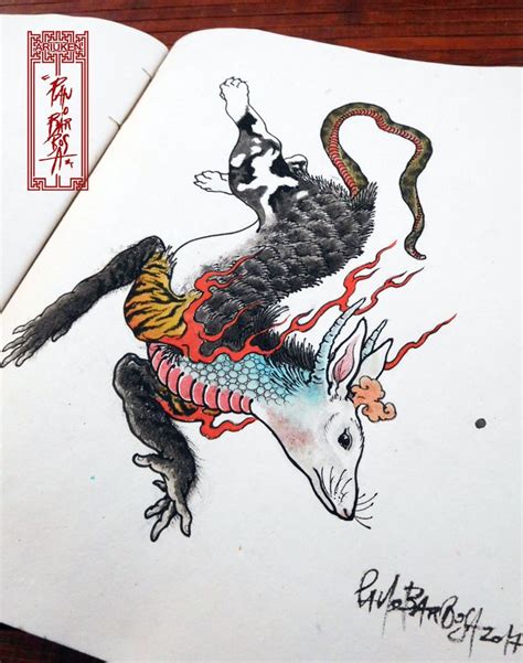 Yokai Tattoo Flash Art By Paulo Barbosa Ariuken Art On Facebook And