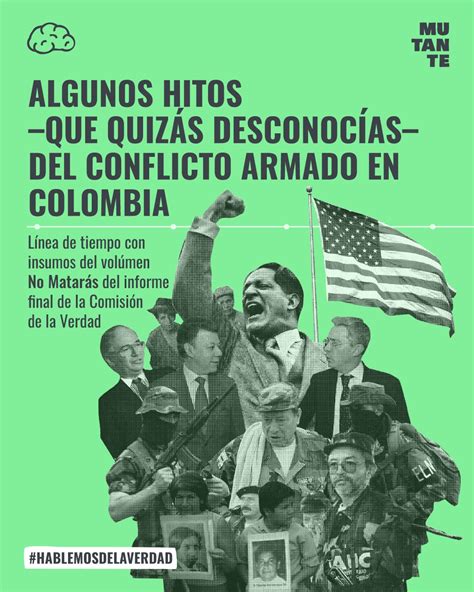 MUTANTE Algunos hitos que quizás desconocías del conflicto armado