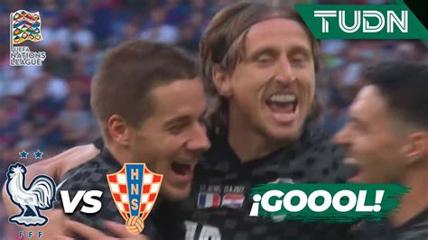 ¡pegan Primero Modric De Penal Francia 0 1 Croacia Uefa Nations League 2022 J4 Tudn