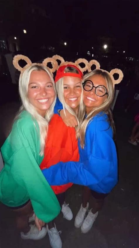 Trio Halloween Costume Ideasspooky Season Halloween Costume Idea