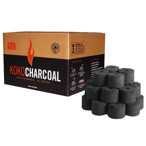 Coconut Charcoal Briquettes For Grilling 24lbs Made Of 100 Coconut