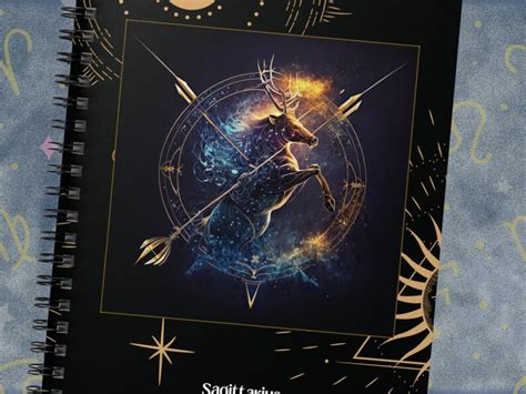 Sagittarius Spiral Notebook Journal Astrology Gift Small Personal