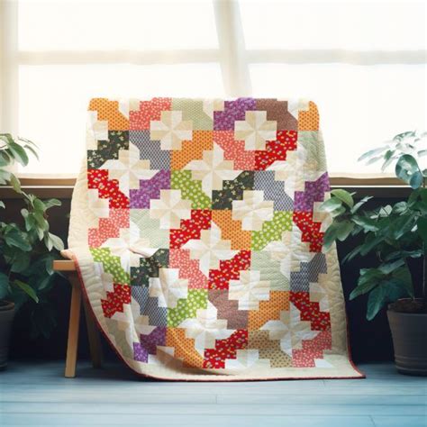 Pinwheel Garden PDF Quilt Pattern MayLily Quilt I 2024