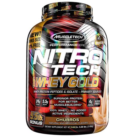 Muscletech Performance Series Nitro Tech 100 Whey Gold Whey Protein