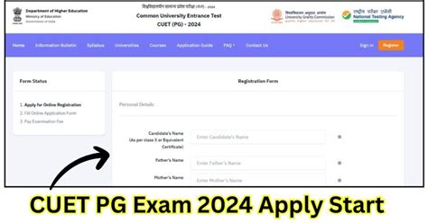 Cuet Pg 2024 Apply Start Eligibility Registration Syllabus Exam Pattern