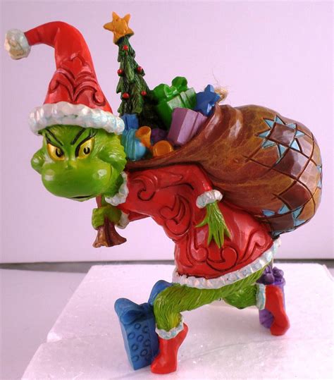 Jim Shore Grinch Tiptoeing Ornament For Sale Online Ebay