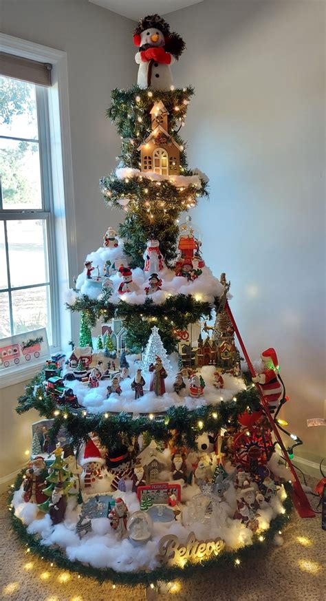 Pin By Jennifer Anne On Christmas Tree Village Rotating Christmas