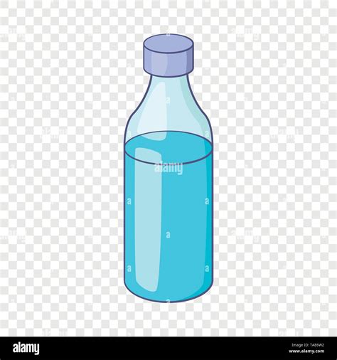 Icono De Botella Estilo De Dibujos Animados Imagen Vector De Stock Alamy