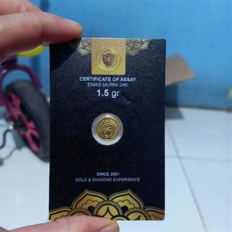 Logam Mulia Minigold Gram Emas Batangan Murni Karat Lazada