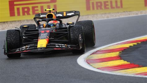 Checo Pérez saldrá en segundo lugar en Gran Premio de Bélgica Grupo