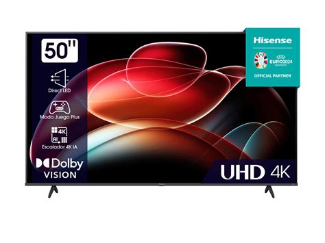 Hisense Uhd 4k Smart Tv 50 A6k Dolby Vision Modo Juego Direct Led