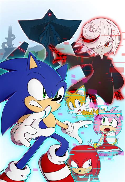 Safe Artist Branflakes Amy Rose Sonic Knuckles The