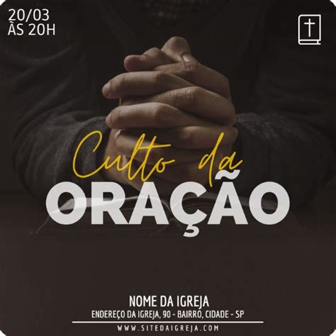 Artes Para Igrejas Gospel Edit Veis No Canva Pack Posts