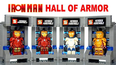 LEGO Iron Man Hall Of Armor KnockOff Building Set Marvel Superheroes