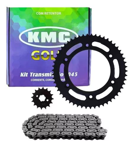 Kit Relação Completa Nx4 Falcon Kmc Aço 1045 C Retentor