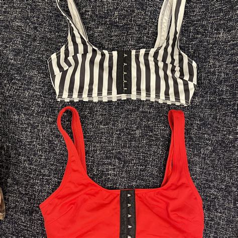 X ASOS Swim Bikini Tops Size Small Like New Depop