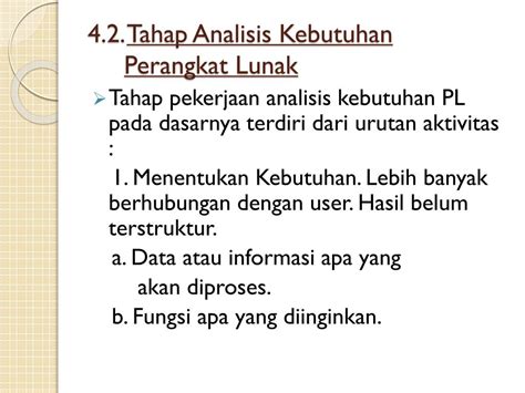 Ppt Pertemuan 5 Analisis Kebutuhan Perangkat Lunak Software