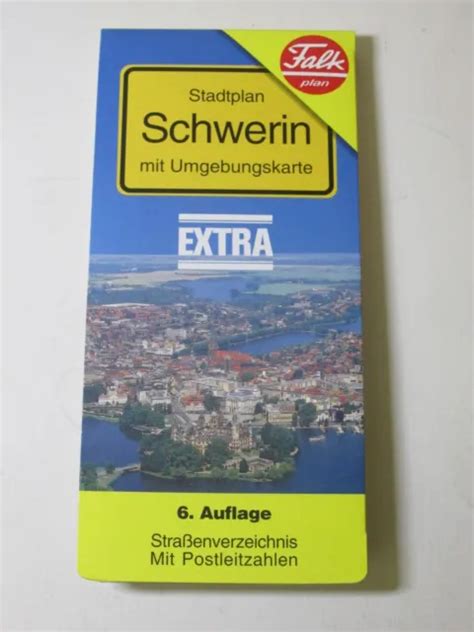 Schwerin Stadtplan Auflage Mit Stra Enverzeichnis Und Postleitzahlen