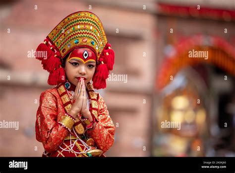 Kumari Puja Festival Celebrated In Kathmandu Durbar Square On The