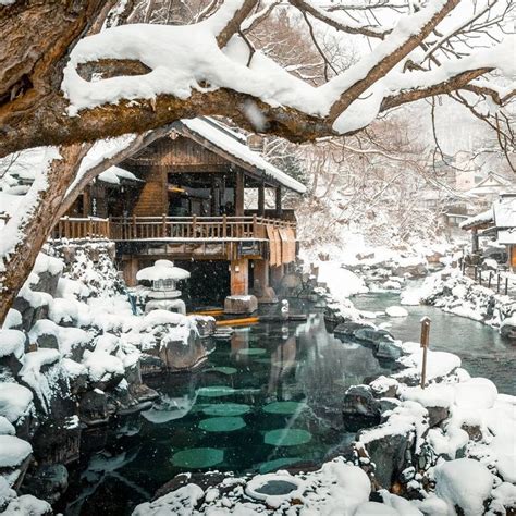 🌅 Takaragawa Onsen Osenkaku Is A Hot Spring Located In The Deep