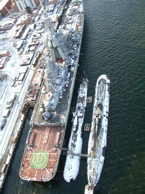 Kirov class battlecruiser Admiral Nakhimov during overhaul [1500 × 2000 ...