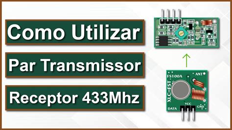 Módulo RF 433 MHz Transmissor e Receptor como testar e como usar