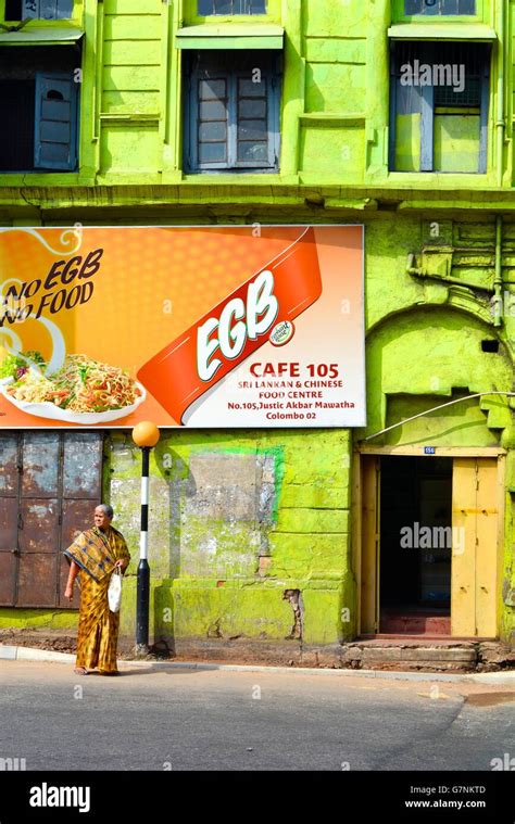 colourful house in colombo sri lanka Stock Photo - Alamy