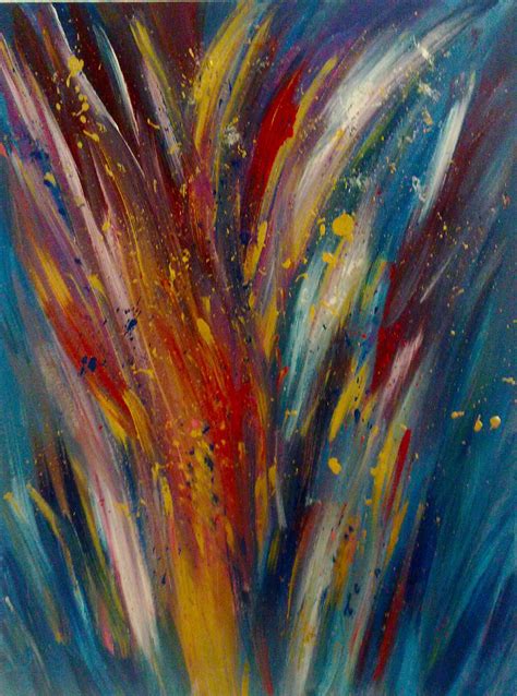 Fireworks | Painting, Abstract, Art