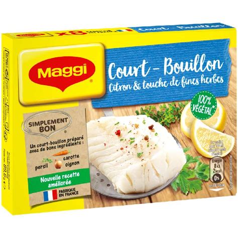 Court Bouillon Citron Fines Herbes Maggi Tablettes G Bam