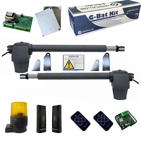 Kit Automazione Ante Battenti FAAC GENIUS KIT G BAT 230V RC 400kg 3mt