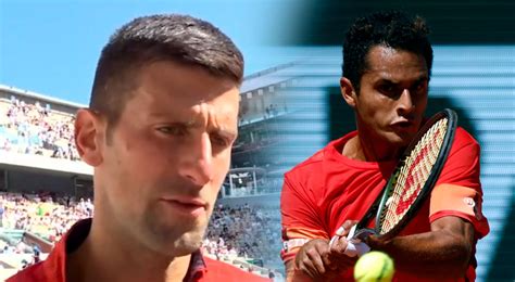 Novak Djokovic Elogi A Juan Pablo Varillas Lo Conozco De Hace A Os