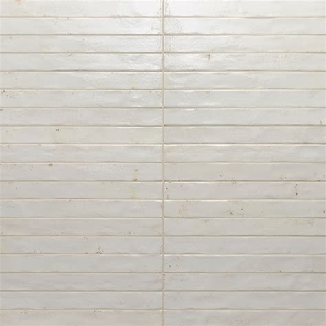 Chroma 2 X 18 Glossy Porcelain Field Tile In White Bedrosians Tile