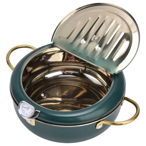 Cikonielf Marmite De Cuisine Mini Friteuse Temp Rature R Glable En