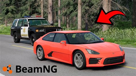 SŁABE AUTO POLICYJNE VS SZYBKI SAMOCHÓD SPORTOWY w BEAMNG DRIVE TERAZ