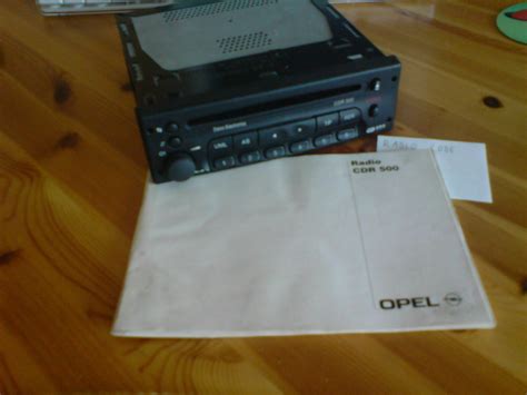 Original Opel CDR500 CD Radio Mit Code Einbaurahmen Usw Biete Opel