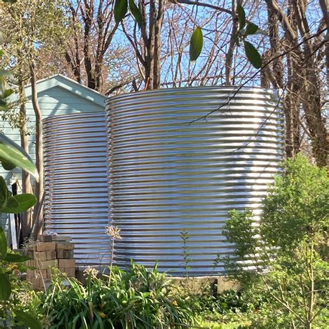 5000 7500 Litre Round 304 Grade Stainless Water Tank ArchiPro AU