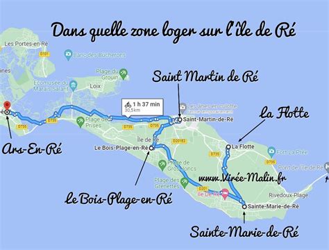 Dans quelle ville ou village dormir sur l île de Ré Virée Malin fr