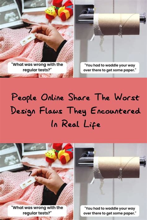 People Online Share The Worst Design Flaws They Encountered In Real