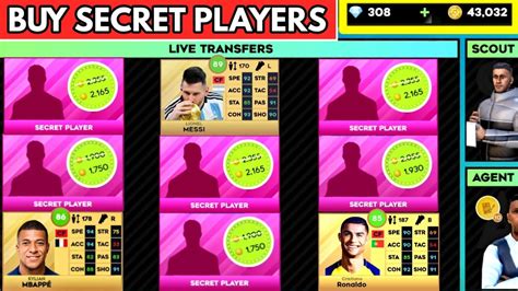 DLS 23 Buy Secret Player And Legendary Agent In Dream League Soccer