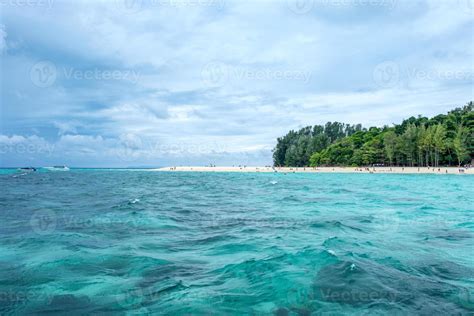 Beautiful sea beach in bamboo island 6615144 Stock Photo at Vecteezy