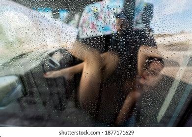 Nude Woman Driving Car View Fogged Stock Photo Shutterstock