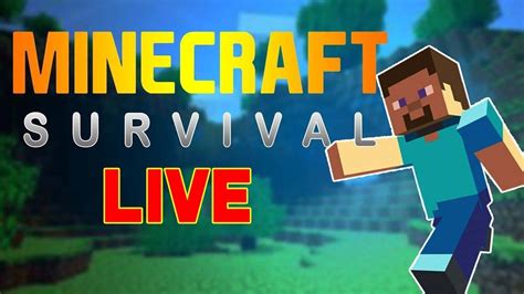 Minecraft Survival Live Stream Starting A New World Join Youtube