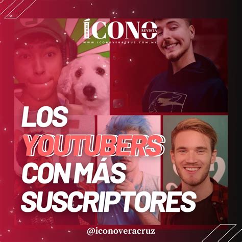 Revista Icono Nota Conoce A Los 10 Youtubers Más Famosos Del Mundo En 2022