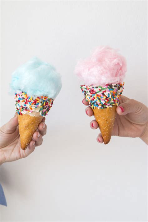 DIY Cotton Candy Cones — Little Miss Party