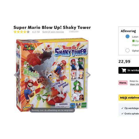 Super Mario Blow Up Shaky Tower