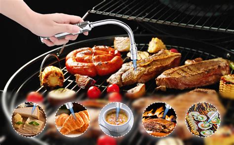 JOBON Allume Gaz Briquet Cuisine Coupe Vent Allume Gaz Flexible 360º